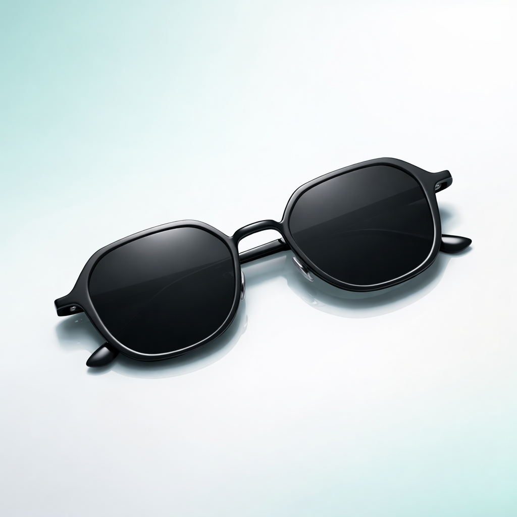 Men's Metal Oval Spring Sunglass