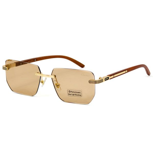 CARTIER Rimless Photochromic Sunglass