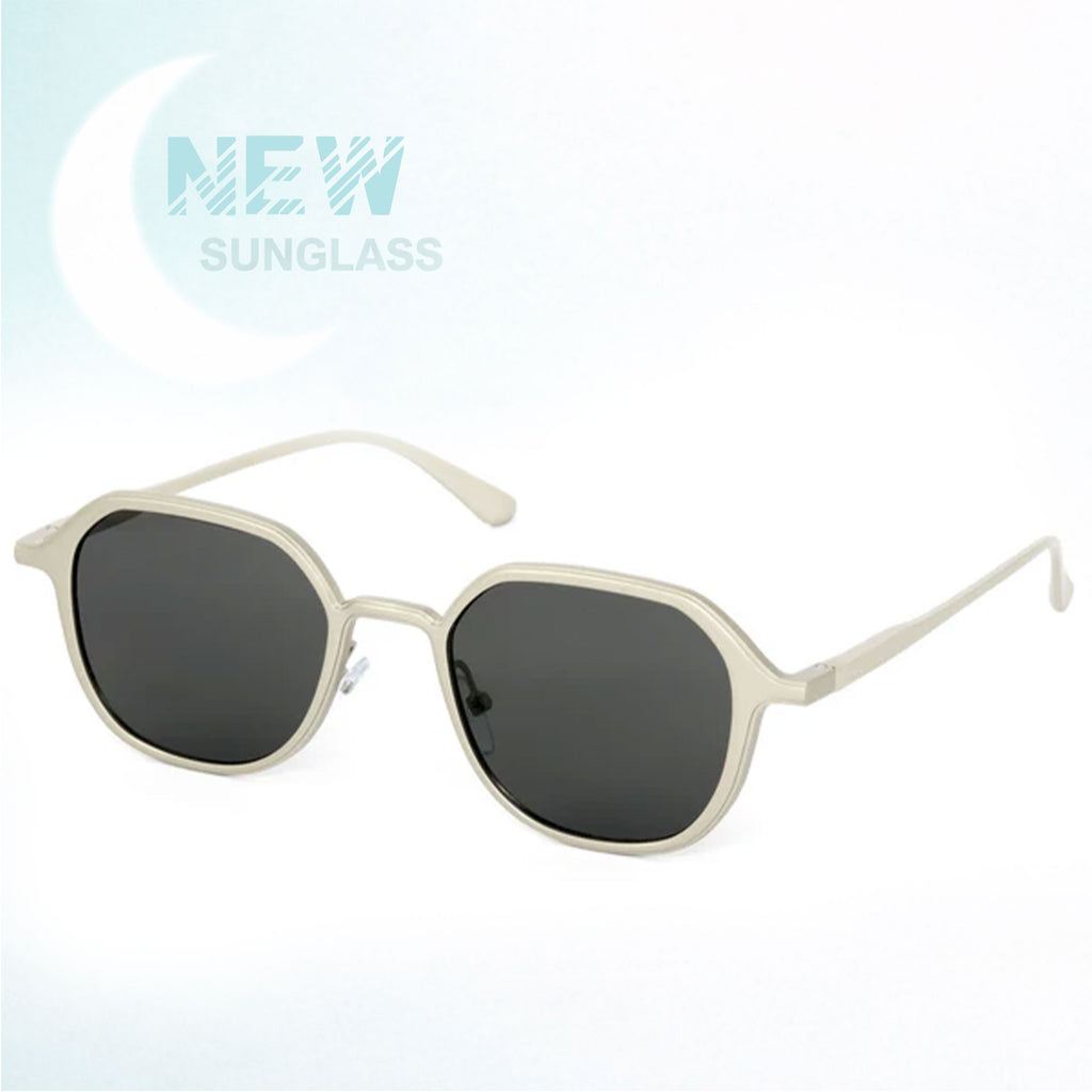 Men's Metal Oval Spring Sunglass