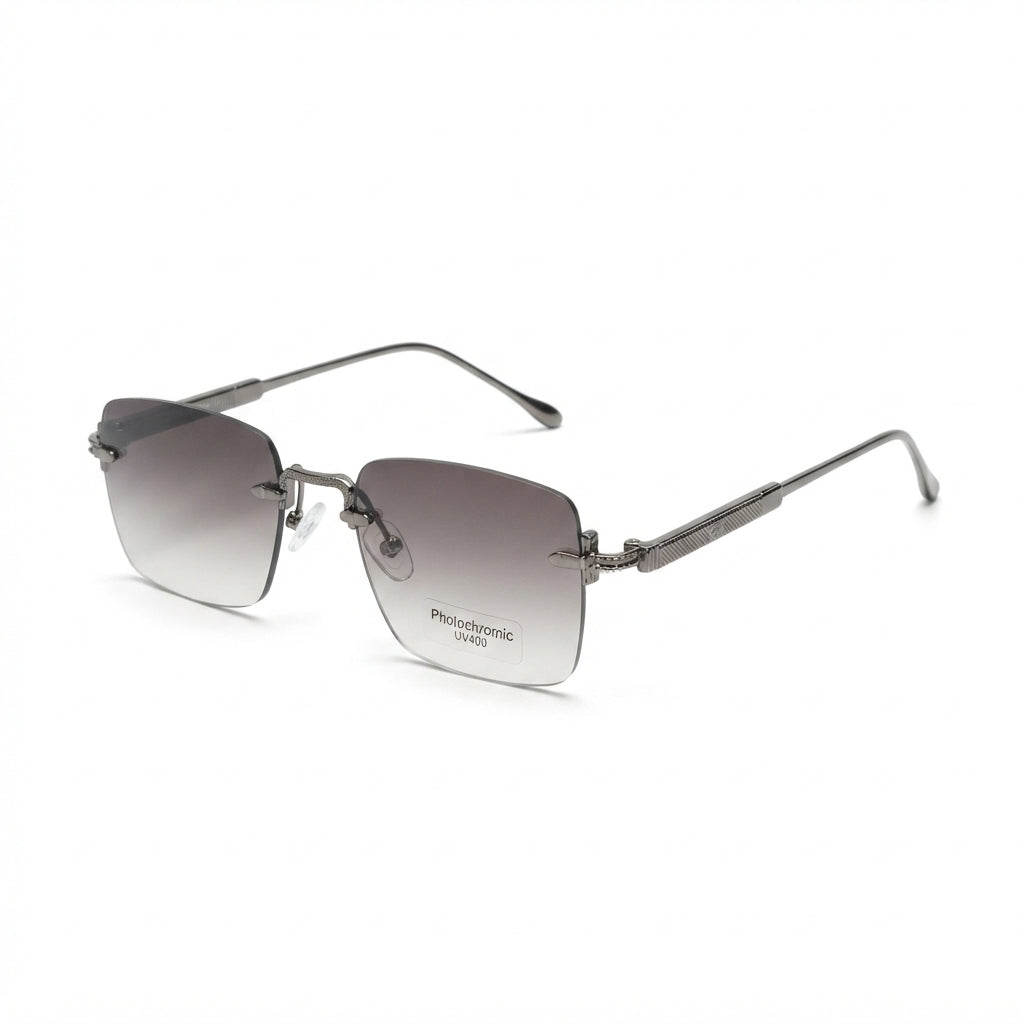 SHEEN KELLY Retro Rimless Sunglasses / Eyeglasses
