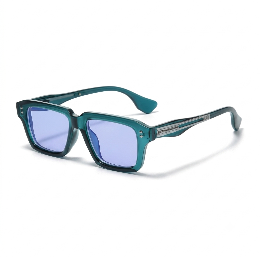 New Moscot Blue Cut Glass BLW