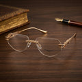 Unisex Metal Frameless Sunglasses