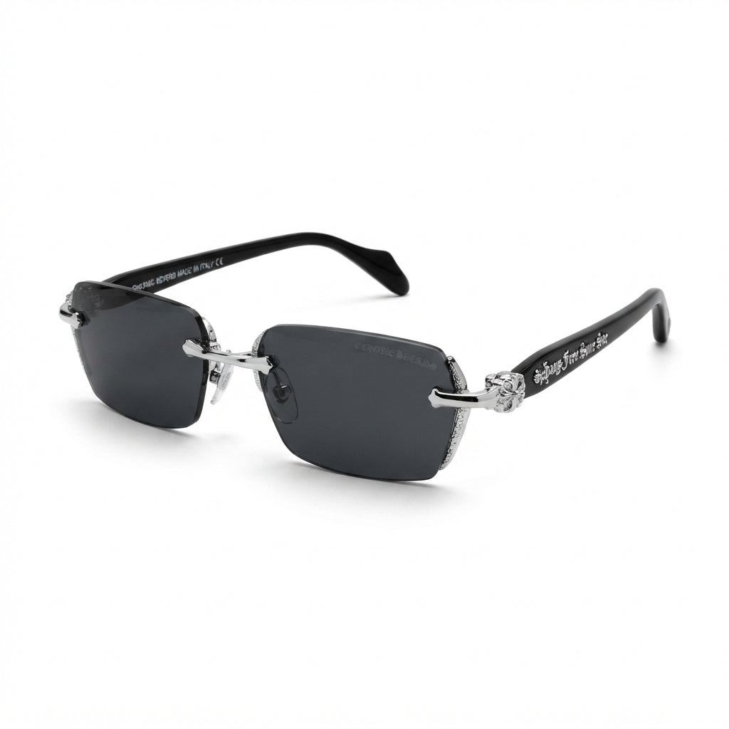 Y2K Vintage Frameless Photochromic Eyeglass for Men / Women