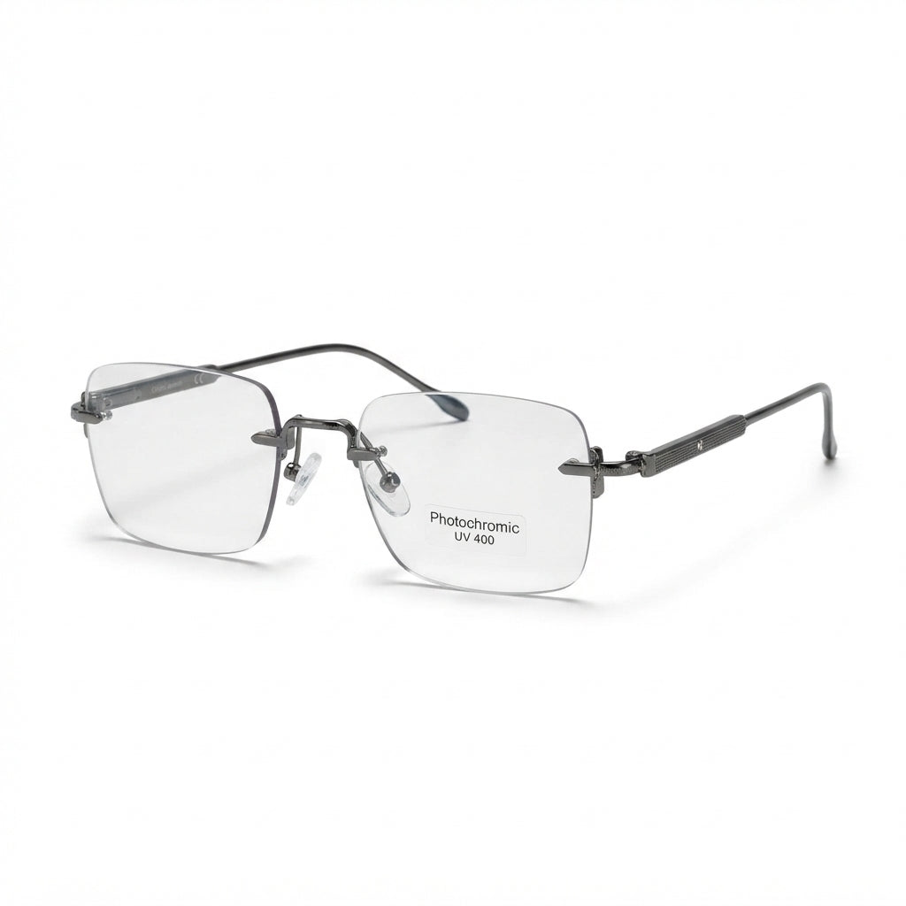 SHEEN KELLY Retro Rimless Sunglasses / Eyeglasses