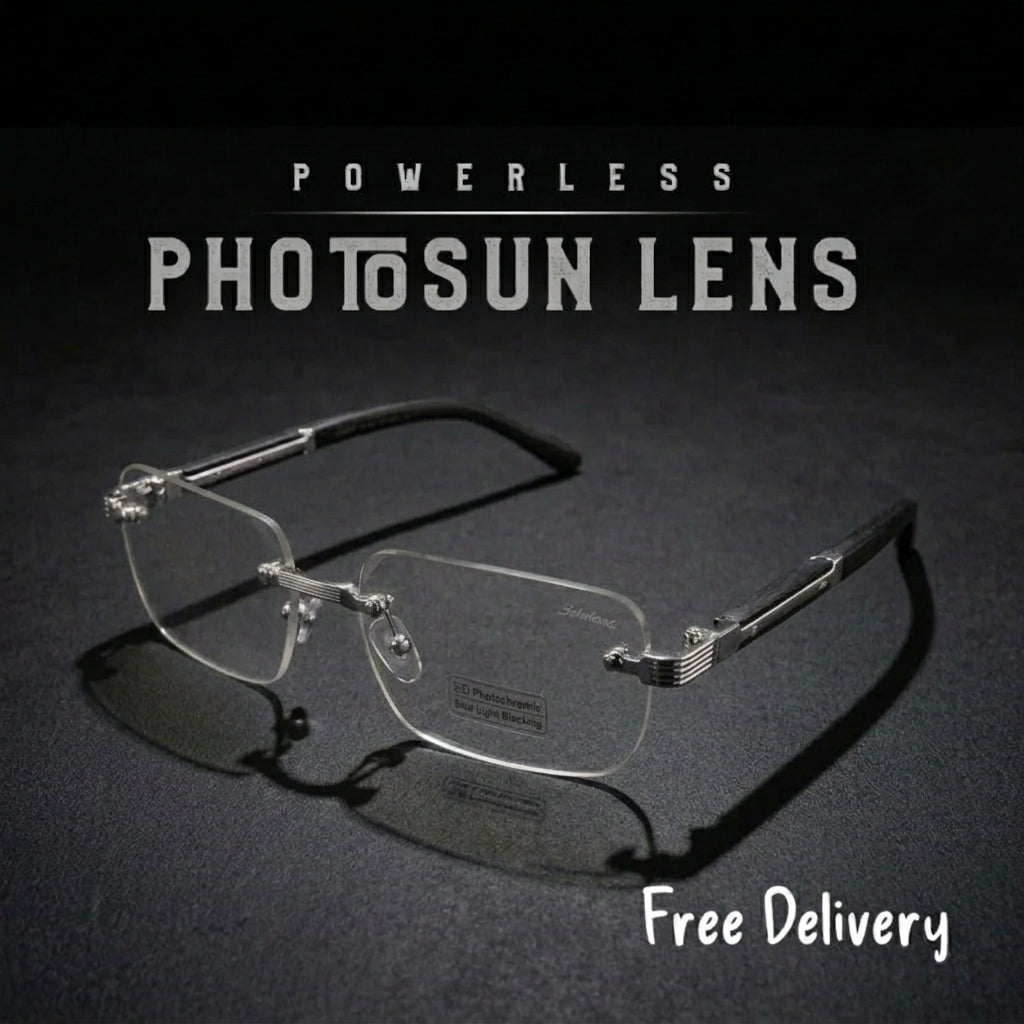 Cartier Photochromic Rimless Very Stylish Sunglass