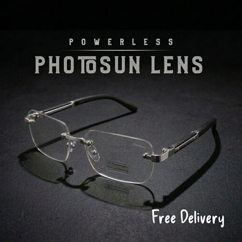 Cartier Photochromic Rimless Very Stylish Sunglass