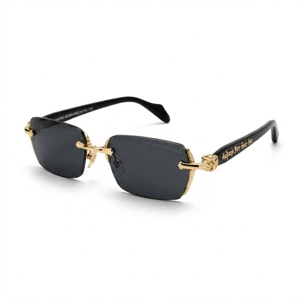 Y2K Vintage Frameless Photochromic Eyeglass for Men / Women