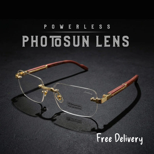 Cartier Photochromic Rimless Very Stylish Sunglass