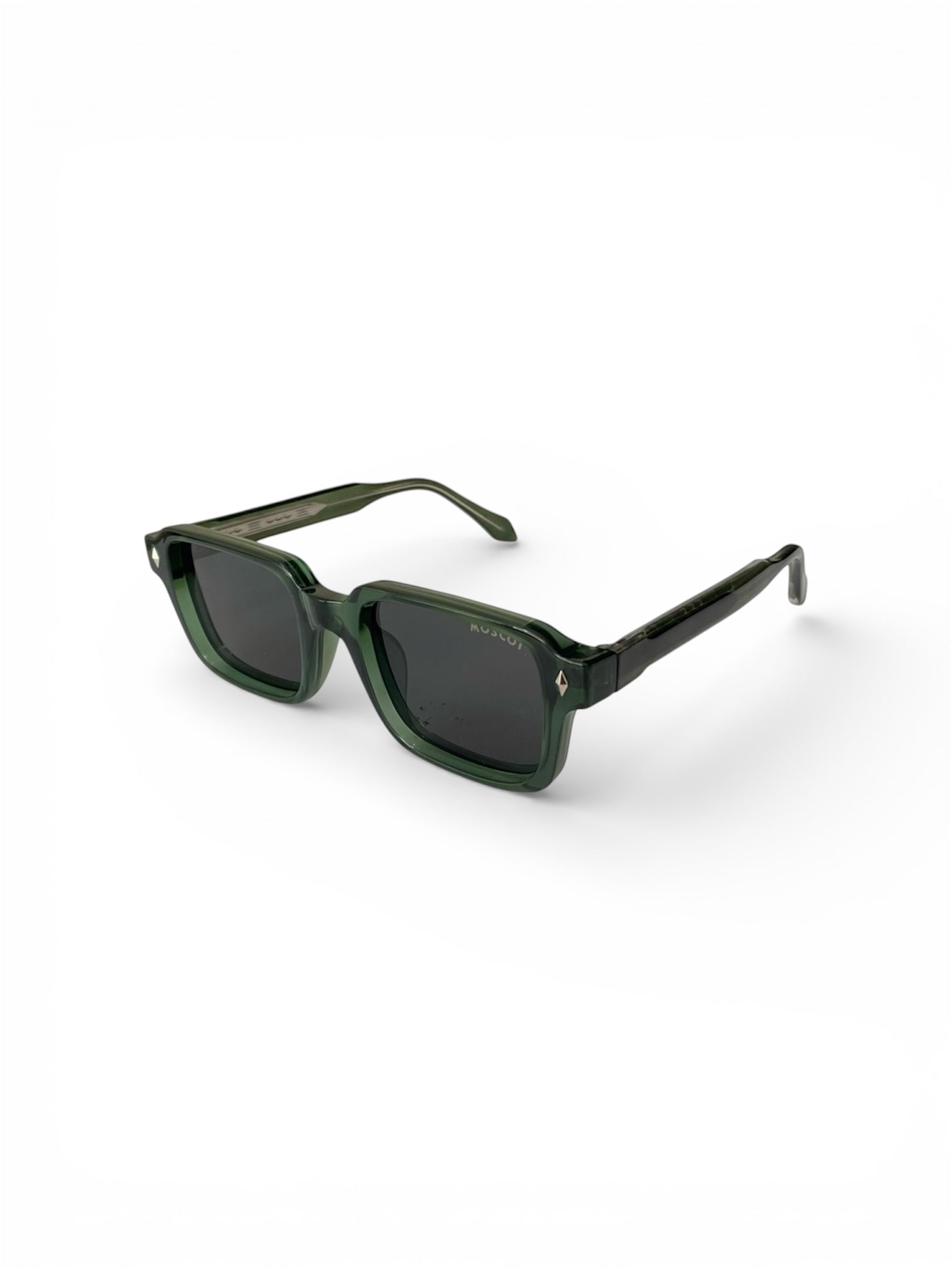 Retro Rectangle Men Luxury Sunglasses