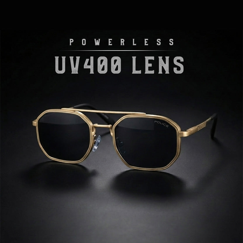 British Style Square Sun Glasses UV400